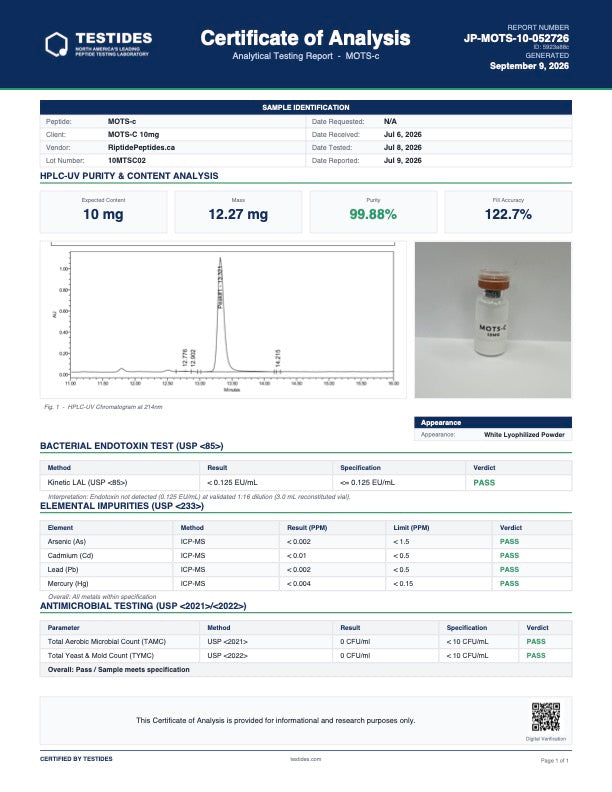 MOTS-C 10mg