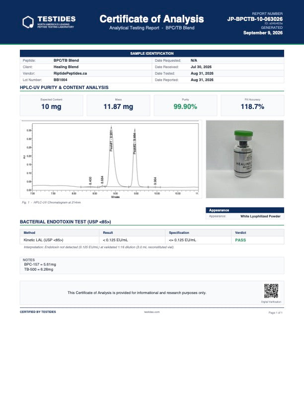 BPC-157 + TB500 | Healing Blend